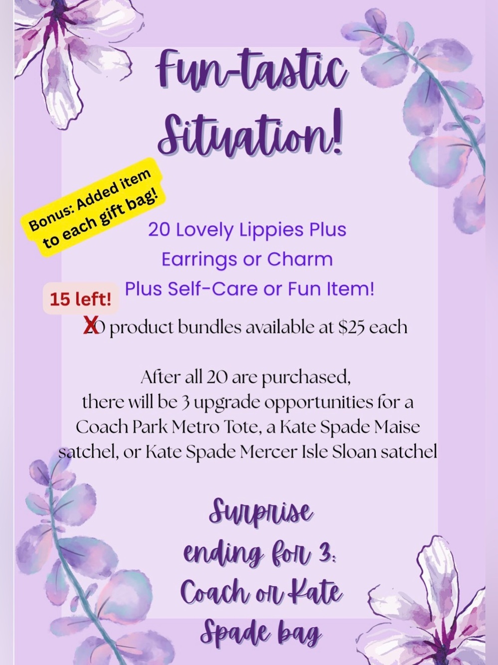 Gift Bag Bundles - Lovely Lip Products, Earrings/Charm, Self-Care Fun-Tastic!
